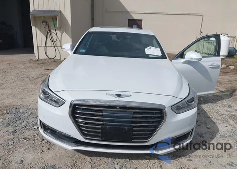 2017 Genesis G90 3.3T Premium из США, поврежденный, VIN KMHG34JA0HU024383